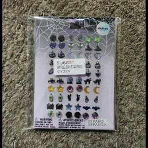 Claires Stick On Sticker Earrings